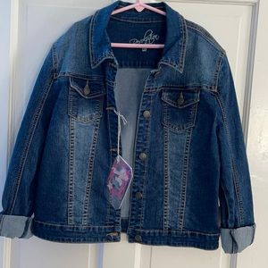 NWT Girls size XL Jean jacket